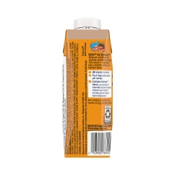 Carton with a white cap on a white background