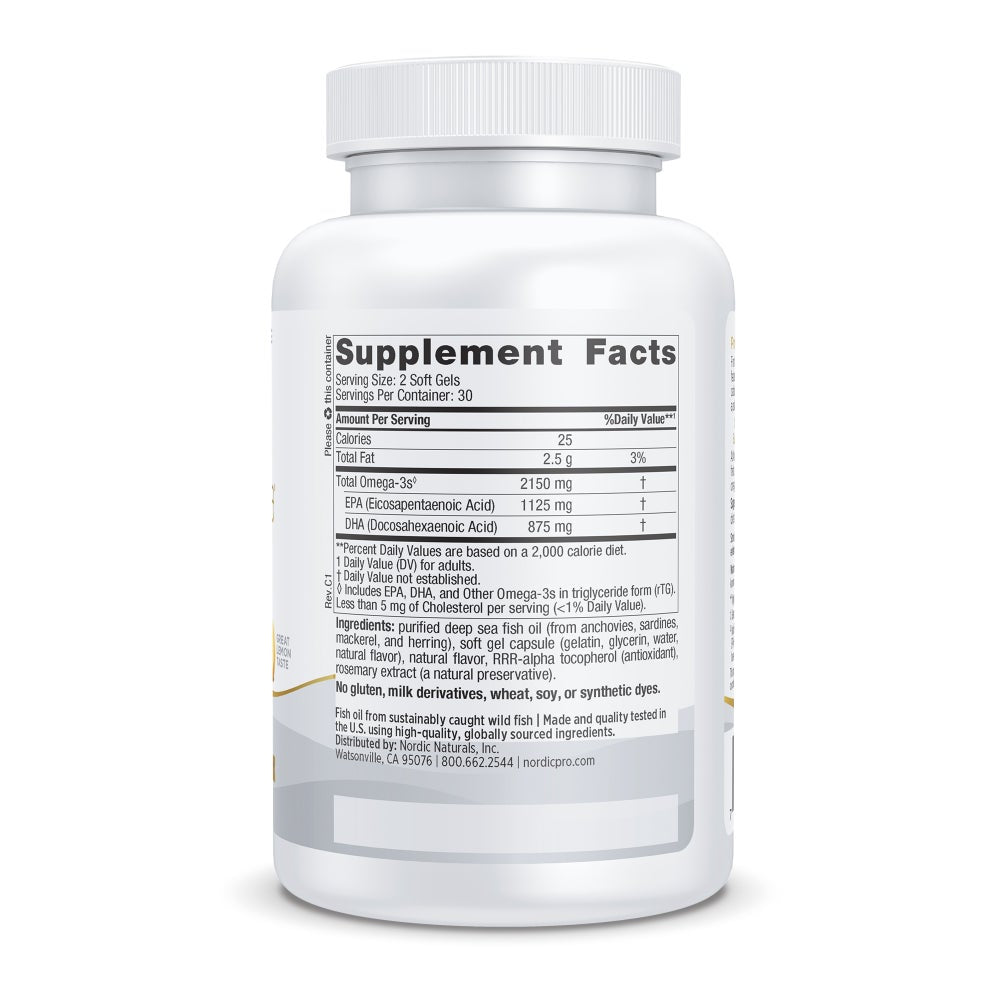 A list of supplement facts