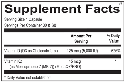 A picture of the supplement facts label.  