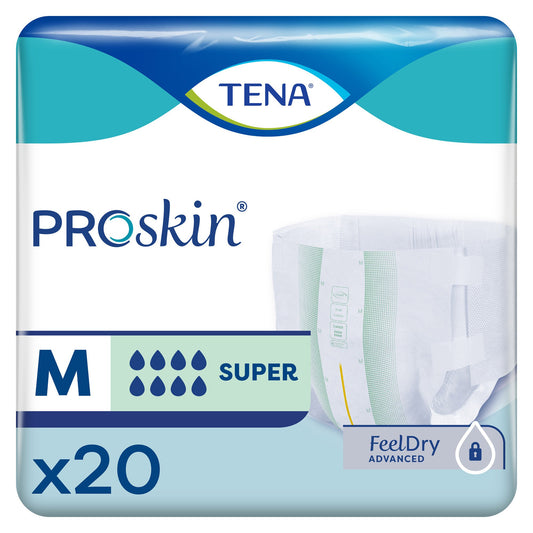 Unisex Adult Brief TENA ProSkin™ Super, disposable-Heavy Absorbency (67550, 67560, 67570)