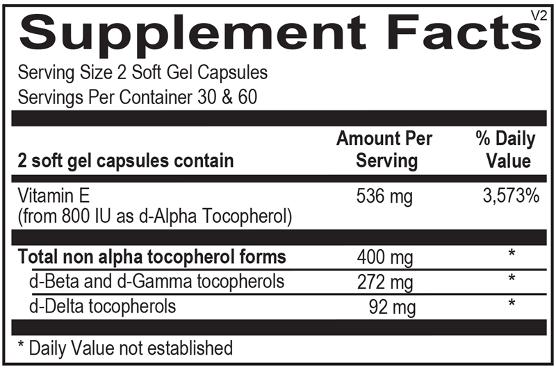 A picture of a label with supplement facts