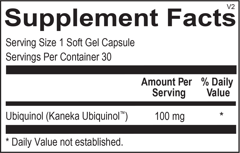 A list of supplement facts.  