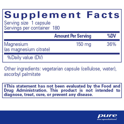 Pure Encapsulations Magnesium (citrate)