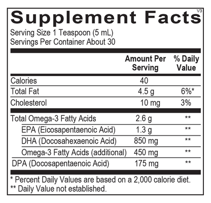 A picture of a label with supplement facts