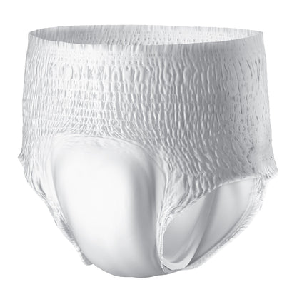 White men's underwear with textured pattern on a white background