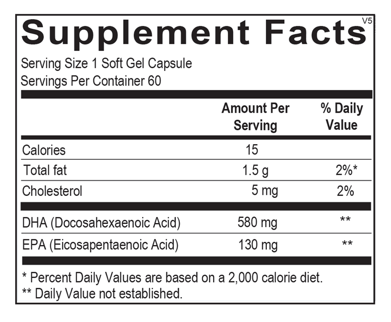 A picture of a label with supplement facts