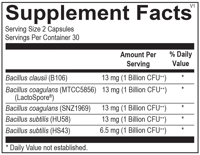 A picture of a label with supplement facts