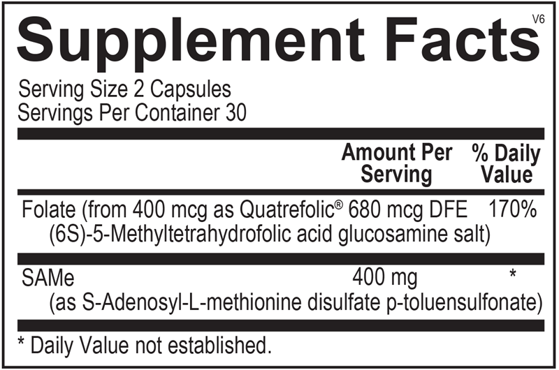 A picture of a label with supplement facts