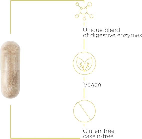 A tan capsule, vegan, gluten and casein free