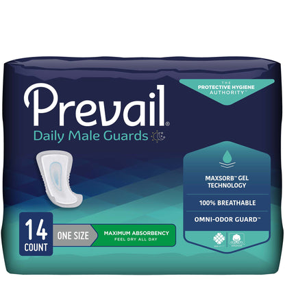 Prevail Proven Male Guards | Maximum Absorbency (PV-811)
