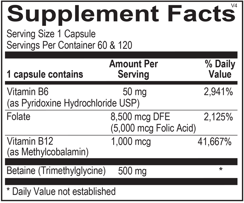 A picture of the supplement facts label.  