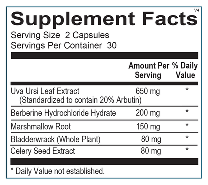 A picture of the supplement facts label.