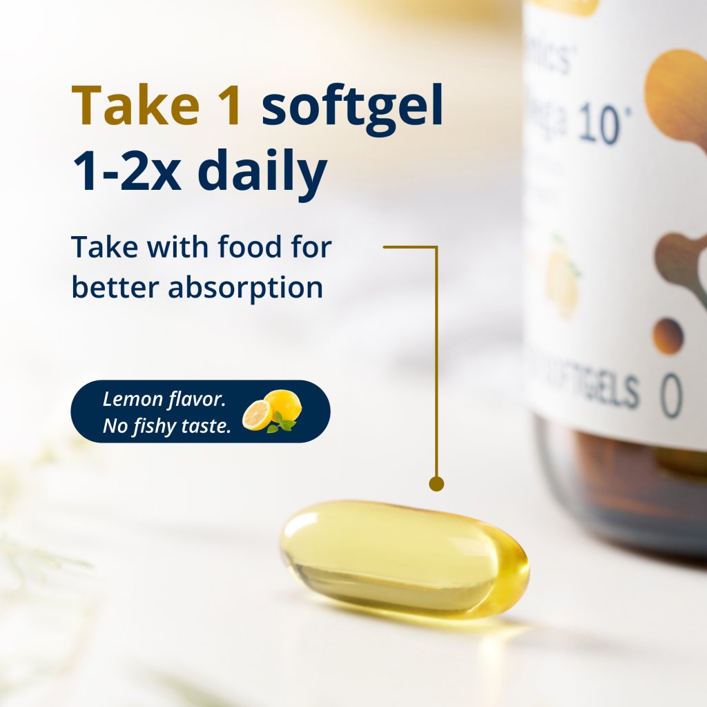 Recommended use for Metagenics OmegaGenics® Fish Oil Mega 10