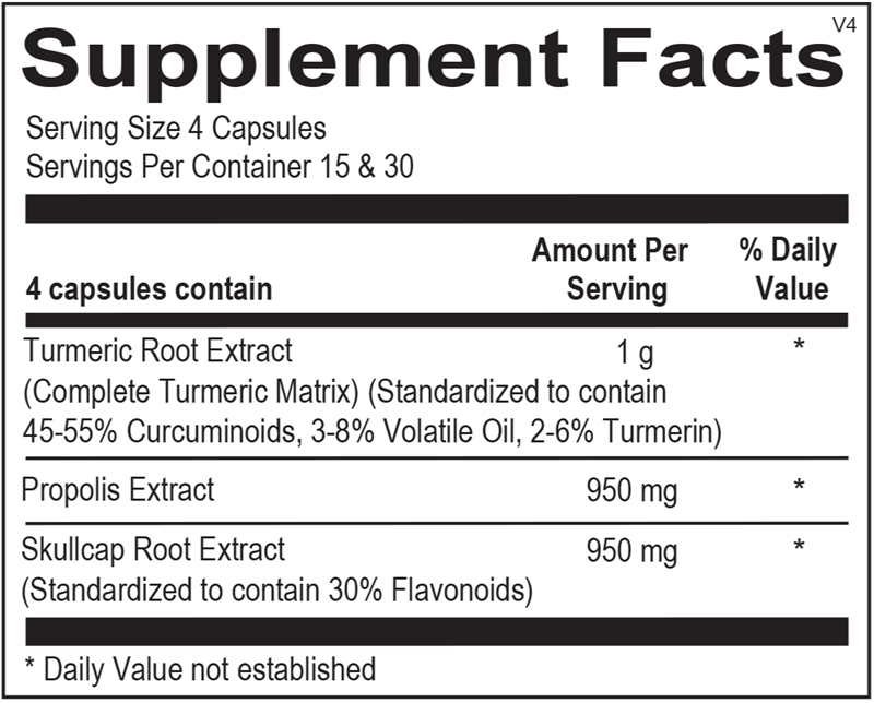 A picture of a label with supplement facts