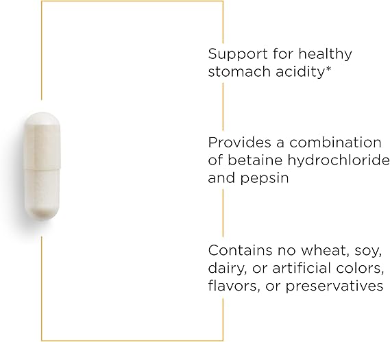 A white capsule.  Contains no wheat, soy, dairy, or artificial colors, flavors, or preservatives.  