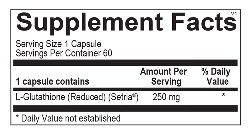 A picture of the supplement facts label.