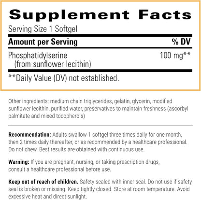 A picture of a label with supplement facts