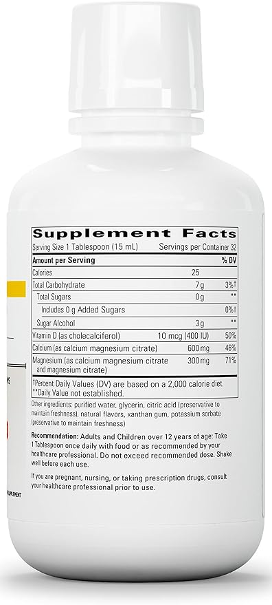 A list of supplement facts