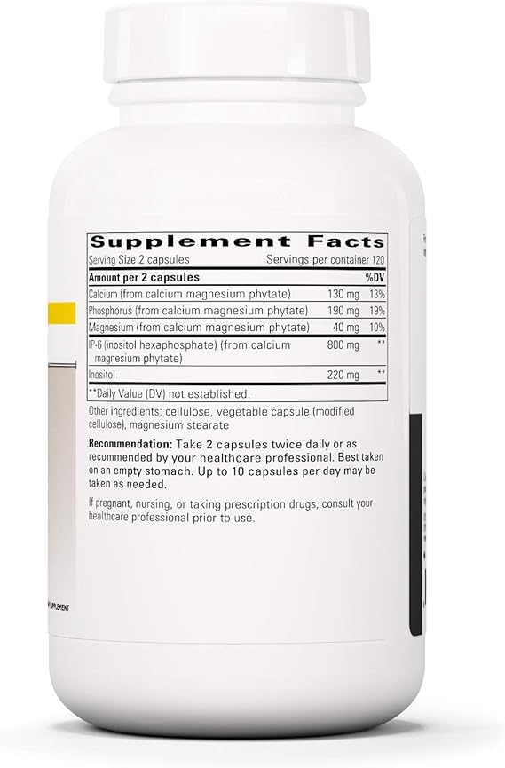 A list of supplement facts.  