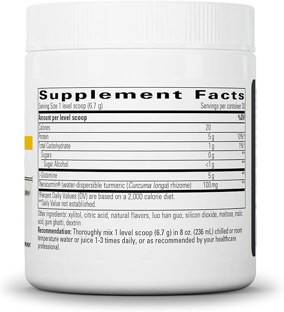 A list of supplement facts