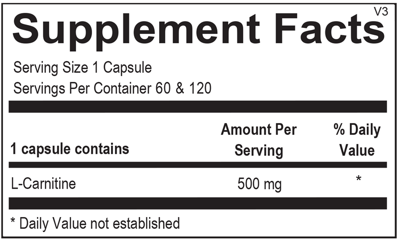 A picture of a label with supplement facts