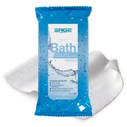 Pack of SAGE baby wipes with a white background