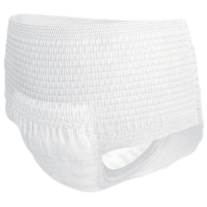 White diaper on a white background