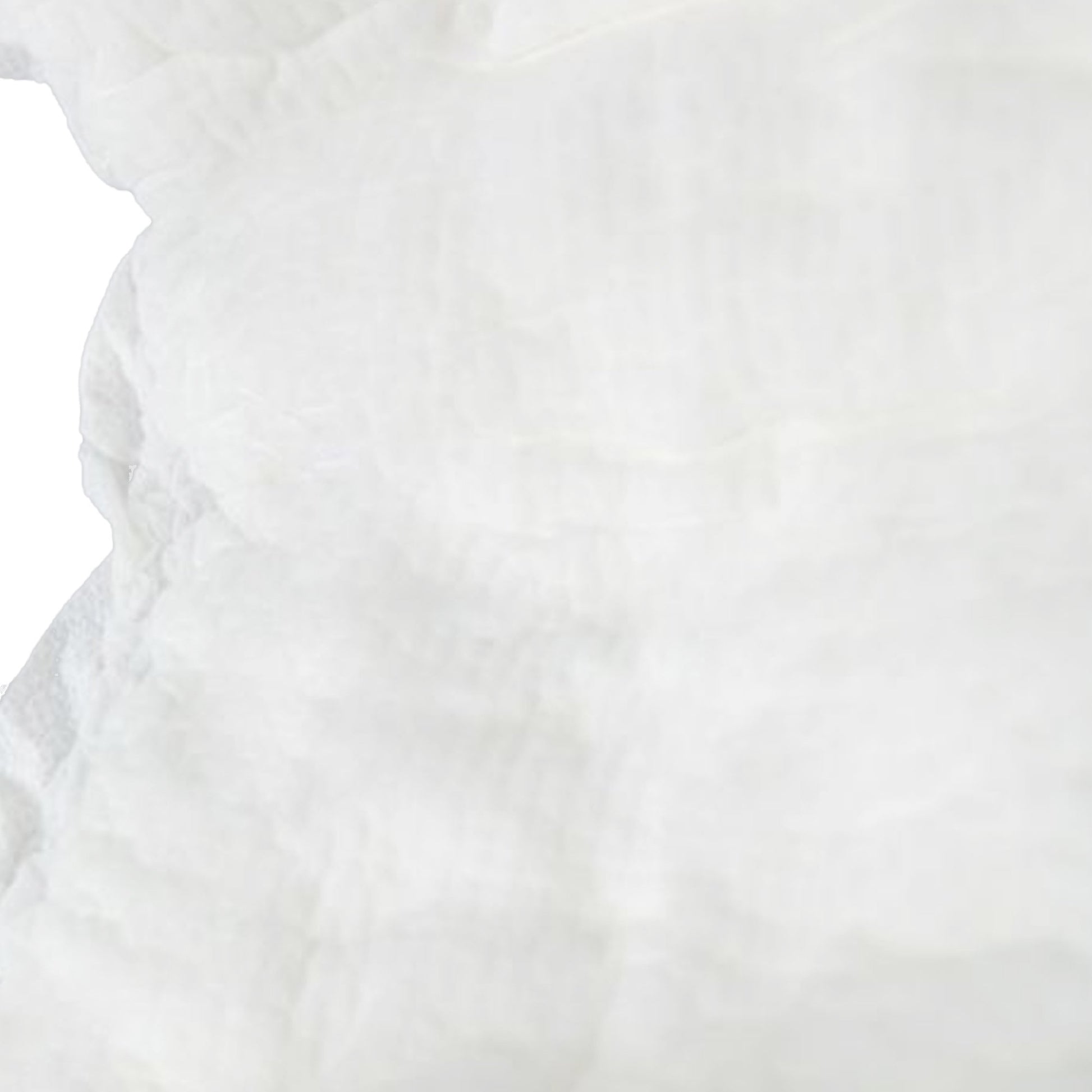 Close-up of a white textured fabric