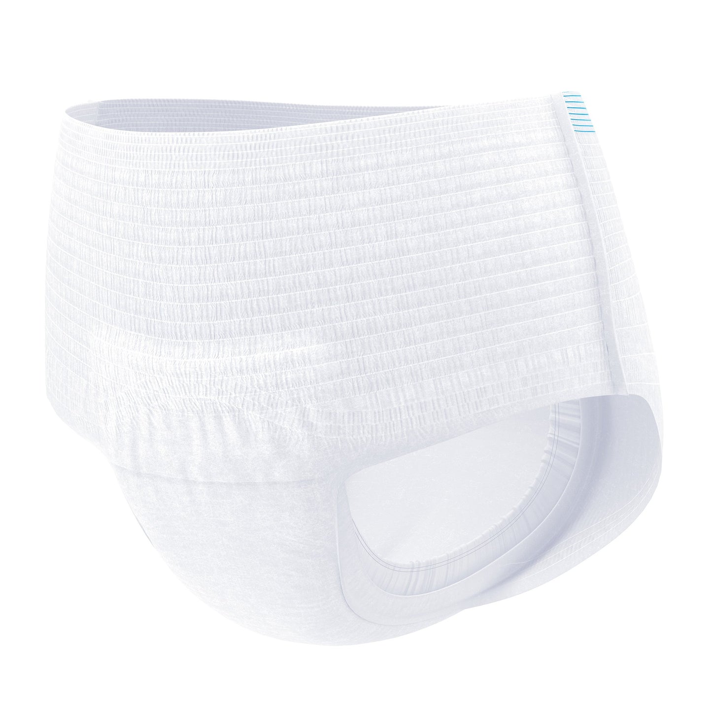 White men's underwear on a white background