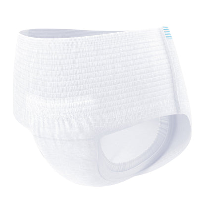 White men's underwear on a white background