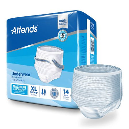 Attends Underwear packaging on a white background