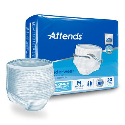 Attends Underwear packaging on a white background