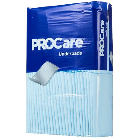 Disposable Underpad ProCare™ 21 X 36 Inch Fluff Light Absorbency (CRF-120)