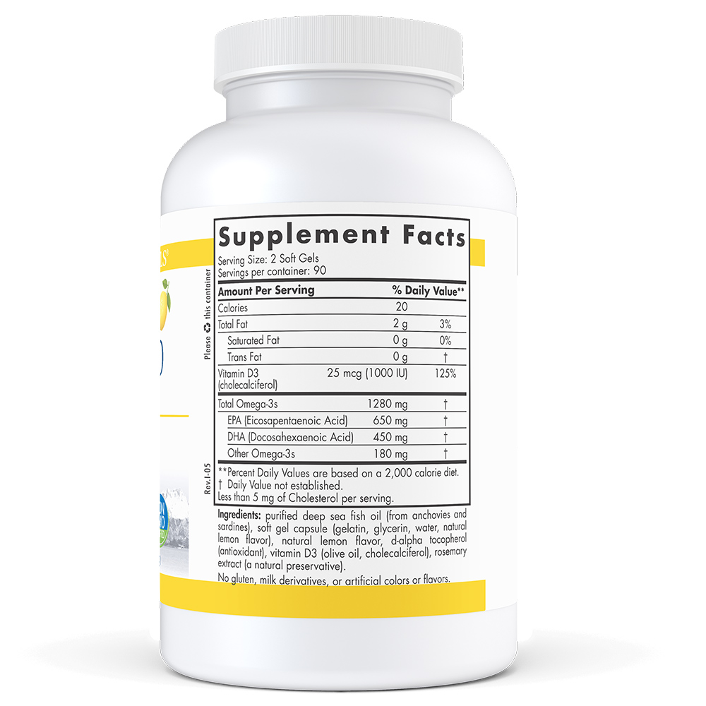 A list of supplement facts