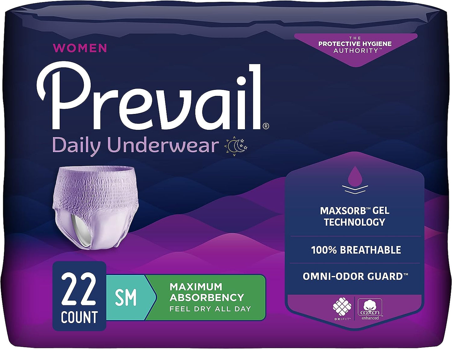 Prevail Per-Fit Protective Underwear for Women- (PWC-511, PWC-512, PWC-513, PWC-517)