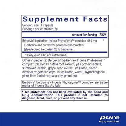 A white and blue picture of the label with supplement facts.