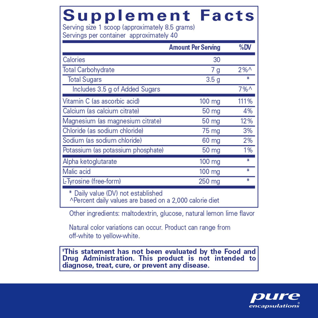 A label with supplement facts