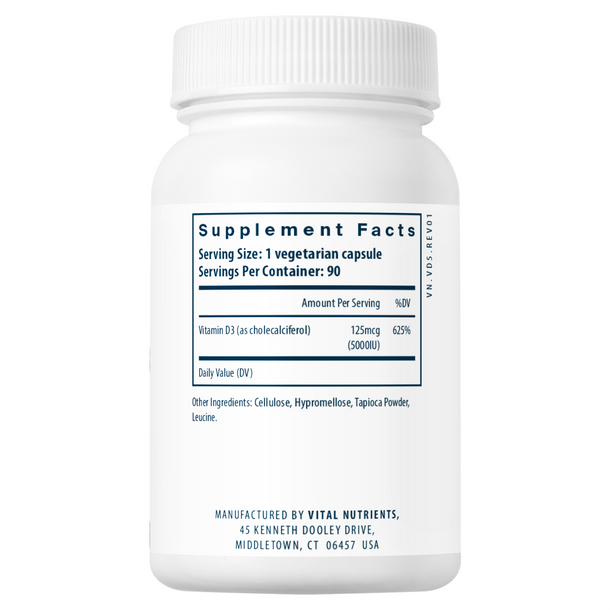 A picture of the supplement facts label.