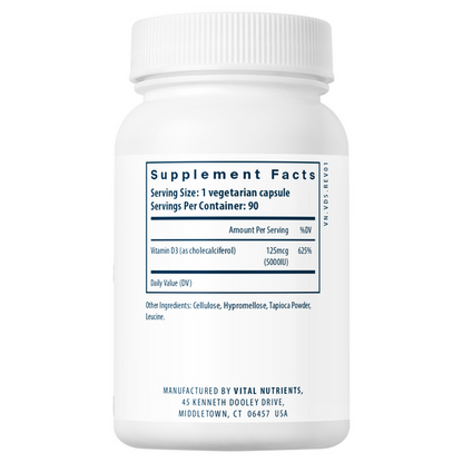 A picture of the supplement facts label.