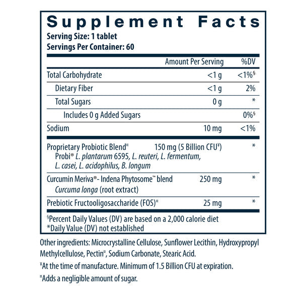 A picture of the supplement facts label.