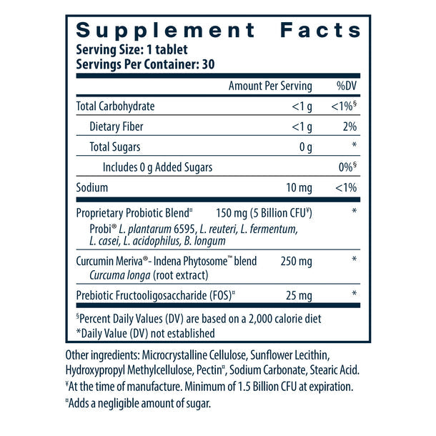 A picture of the supplement facts label.