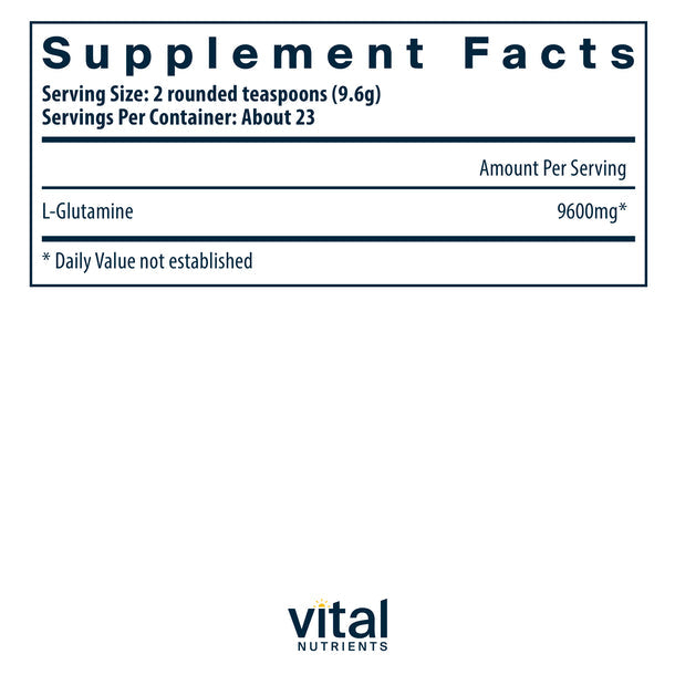 A picture of the supplement facts label