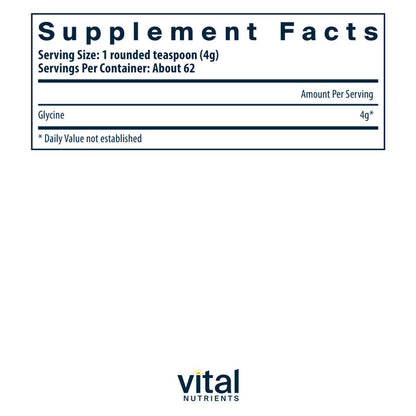 A picture of the supplement facts label