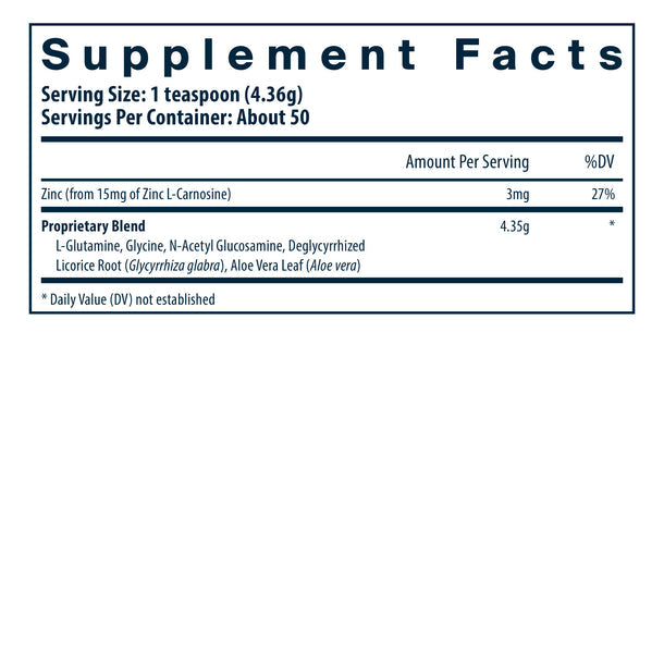 A picture of the supplement facts label.  