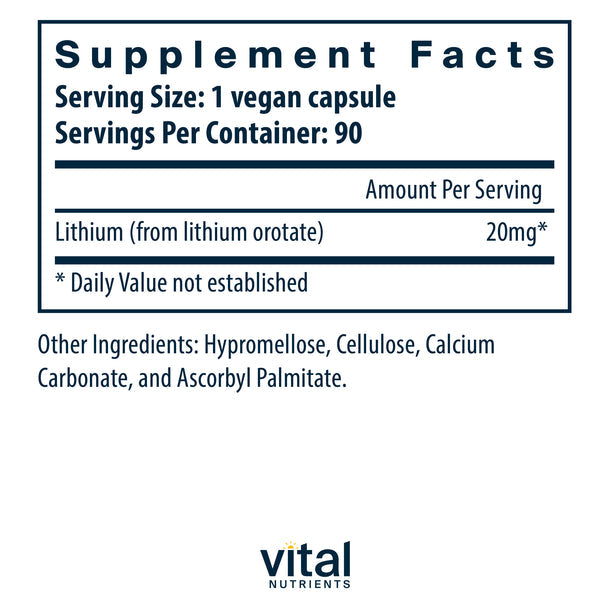 A picture of the supplement facts label