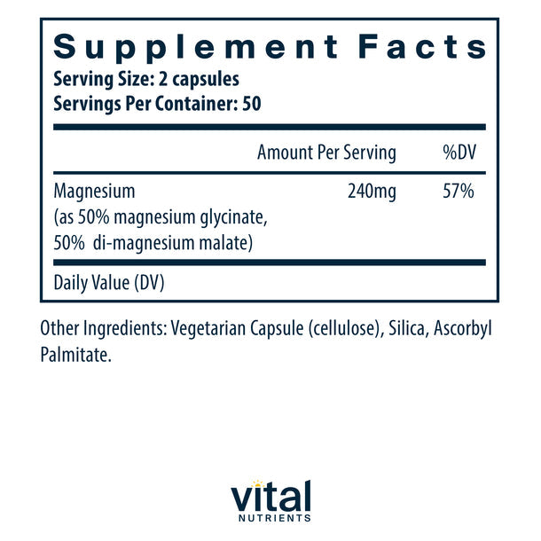 A picture of the supplement facts label.