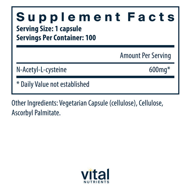 A picture of the supplement facts label