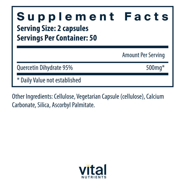 A picture of the supplement facts label.  