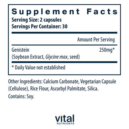 A picture of the supplement facts label.  