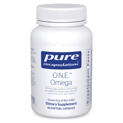 A bottle of Pure Encapsulations O.N.E. Omega